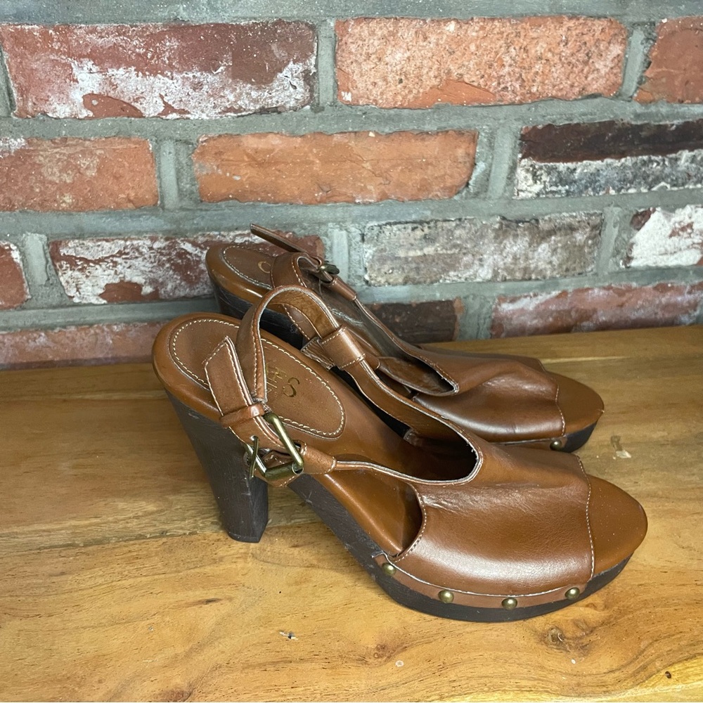 Chaps Heeled Clogs